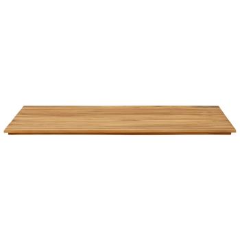 Tischplatte 120 x 70 x 3,5 cm Rechtwinklig Massives Teakholz