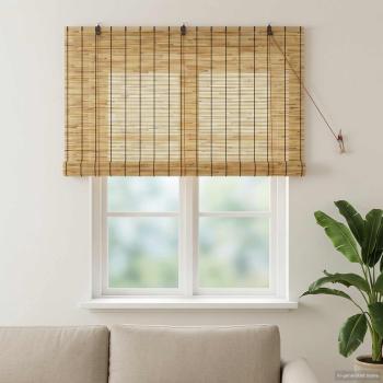 ARDEBO.de - Rollo Natur 140 x 160 cm Schilf