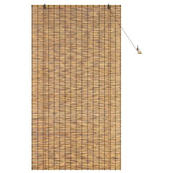 Rollo Braun 120 x 220 cm Schilf