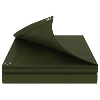 Plane mit Ösen Grün 2 x 3 m 260 gsm PE