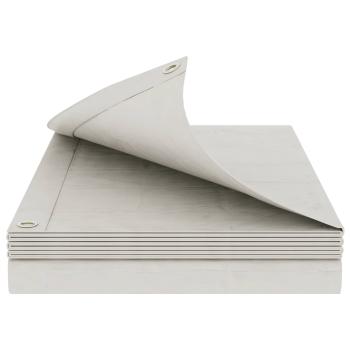 Plane mit Ösen Weiß 4 x 6 m 90 g / m² PE