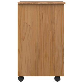 Rollcontainer mit Schubladen CORONA Honigbraun