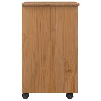 Rollcontainer mit Schubladen CORONA Honigbraun