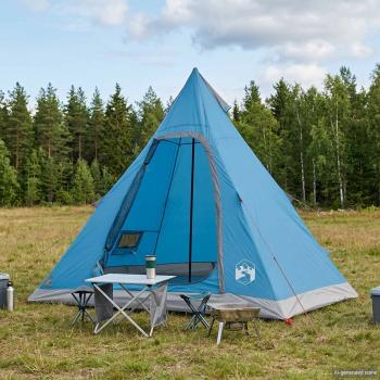ARDEBO.de - 3 Personen Blau 185T Polyester mit PU-Beschichtung