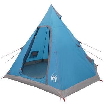 3 Personen Blau 185T Polyester mit PU-Beschichtung