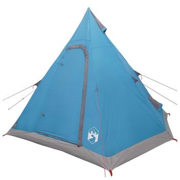 3 Personen Blau 185T Polyester mit PU-Beschichtung