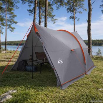 ARDEBO.de - Wasserdichter Pavillon Grau und Orange