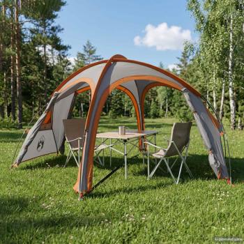 Trekkingzelt mit Regenplane wasserabweisend 2 Personen