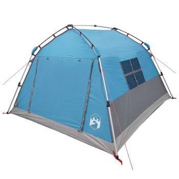 Schnellzelt wasserdicht 3 Personen Blau