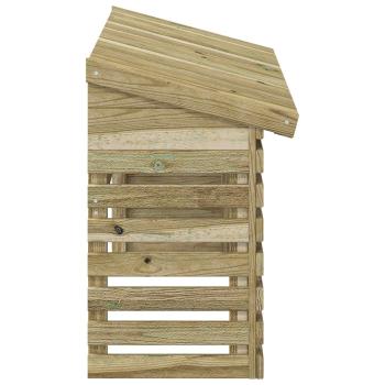 Klimaanlagen-Abdeckung 90x40x60 cm Imprägniertes Kiefernholz
