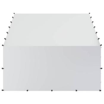 Hühnerstall mit Dach Silber 300 x 200 x 190 cm Verzinkter Stahl