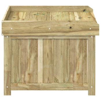 Garten-Kissenbox aus Imprägniertes Kiefernholz 58,5 x 60 x 47 cm