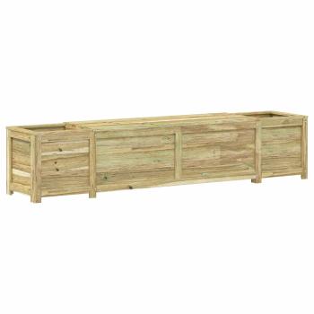 Gartenlagerbank mit Pflanzenkasten Imprägniertes Kiefernholz