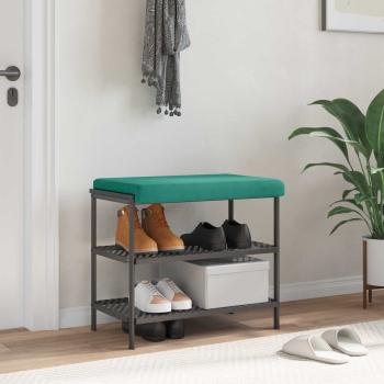 ARDEBO.de - Bankkissen Samt Türkis Tiefe 35 cm