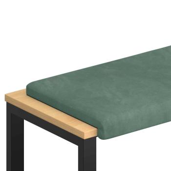 Bankkissen Samt Meergrün Tiefe 35 cm