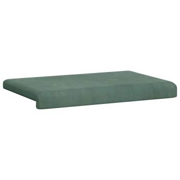Bankkissen Samt Meergrün Tiefe 35 cm