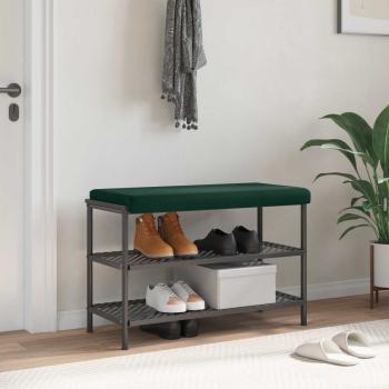 ARDEBO.de - Bankkissen Samt Dunkelgrün Tiefe 35 cm