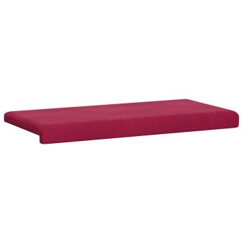 Bankkissen Samt Weinrot Tiefe 35 cm
