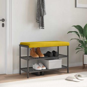 ARDEBO.de - Bankkissen Samt Gelb Tiefe 35 cm
