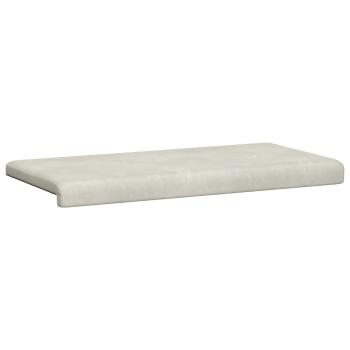 Bankkissen Samt Creme Tiefe 35 cm