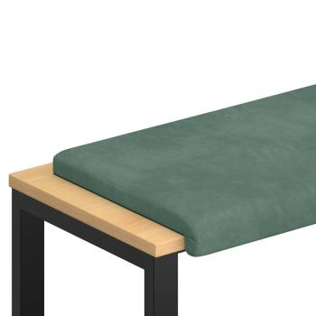 Bankkissen Samt Meergrün Tiefe 35 cm