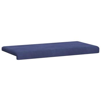 Bankkissen Samt Polizeiblau Tiefe 35 cm
