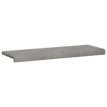 Bankkissen Samt (V) Hellgrau Tiefe 35 cm