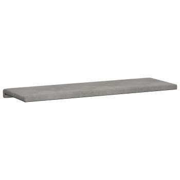 Bankkissen Samt (V) Hellgrau Tiefe 35 cm