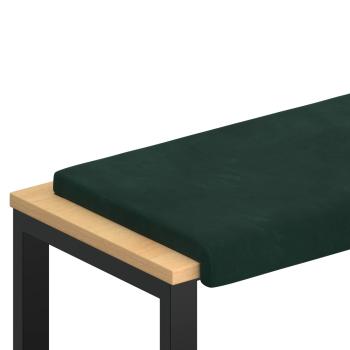 Bankkissen Samt Dunkelgrün Tiefe 35 cm