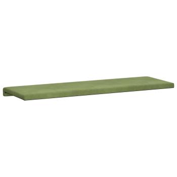 Bankkissen Samt (V) Hellgrün Tiefe 35 cm