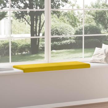 Bankkissen Samt Gelb Tiefe 35 cm