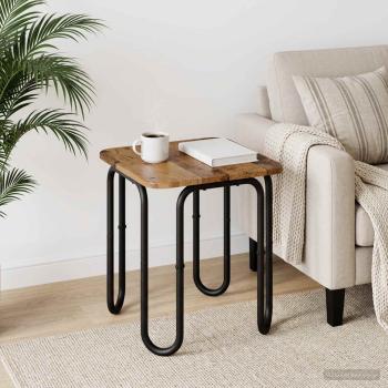 ARDEBO.de - Couchtisch Altholz 40 x 40 x 45 cm Holzwerkstoff