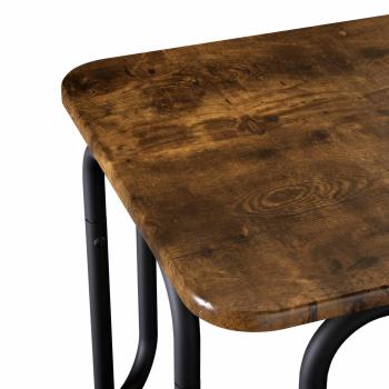 Couchtisch Geräucherte Eiche 100 x 50 x 45 cm Holzwerkstoff