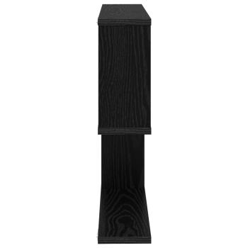 Wandregal Schwarz Eichen-Optik 100 x 12 x 50,5 cm Holzwerkstoff
