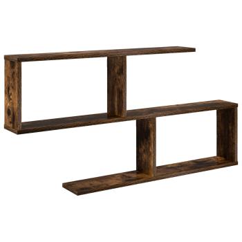 Wandregal Raucheiche 100 x 12 x 50,5 cm Holzwerkstoff