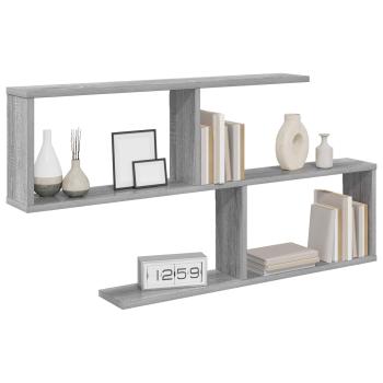 Wandregal Sonoma-Grau 100 x 12 x 50,5 cm Holzwerkstoff