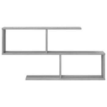 Wandregal Sonoma-Grau 100 x 12 x 50,5 cm Holzwerkstoff