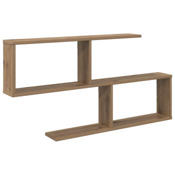 Wandregal Artisan-Eiche 100 x 12 x 50,5 cm Holzwerkstoff