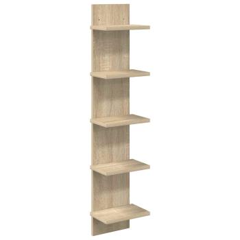 Wandregal Sonoma-Eiche 22 x 15 x 100 cm Holzwerkstoff