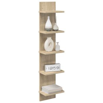 Wandregal Sonoma-Eiche 22 x 15 x 100 cm Holzwerkstoff