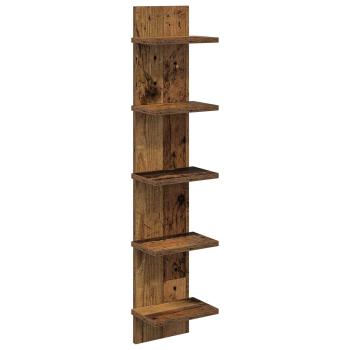 Wandregal Altholz 22 x 15 x 100 cm Holzwerkstoff