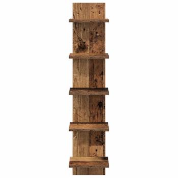 Wandregal Altholz 22 x 15 x 100 cm Holzwerkstoff