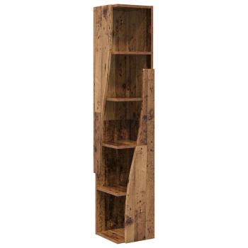 Eckschrank 27,5x27x140cm Holzwerkstoff Altholz