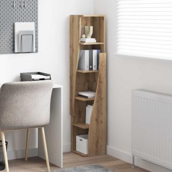 Eckschrank 27,5x27x140cm Holzwerkstoff Artisan-Eiche