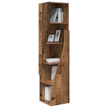 Eckschrank 32x32x140cm Holzwerkstoff Altholz