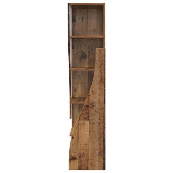 Eckschrank 32x32x140cm Holzwerkstoff Altholz
