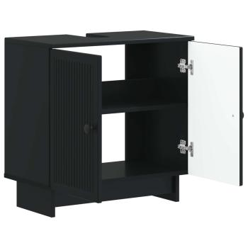 Waschbeckenschrank EDE Schwarz 59,5 x 31,5 x 59 cm