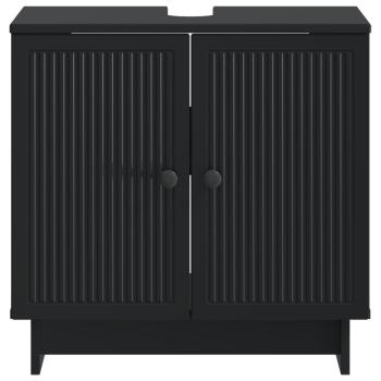Waschbeckenschrank EDE Schwarz 59,5 x 31,5 x 59 cm
