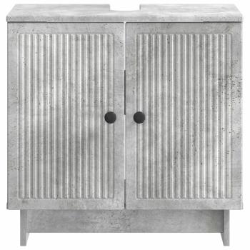 Waschbeckenschrank EDE Betongrau 59,5 x 31,5 x 59 cm