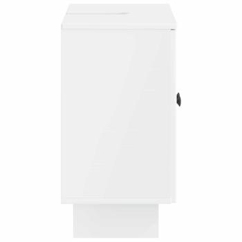 Waschbeckenschrank EDE Hochglanz Weiß 59,5 x 31,5 x 59 cm